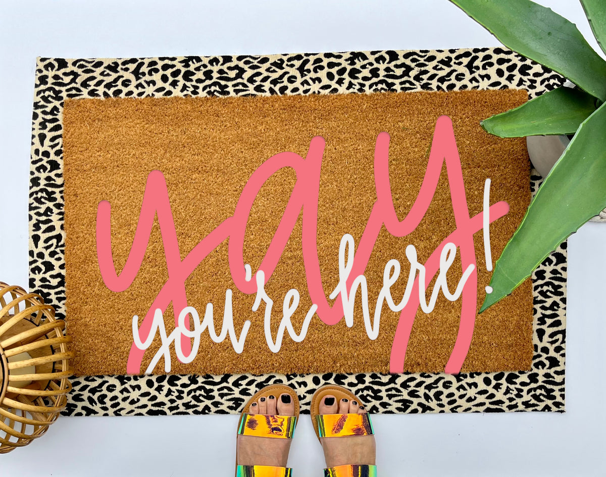 Yay you're here! Coir Doormat