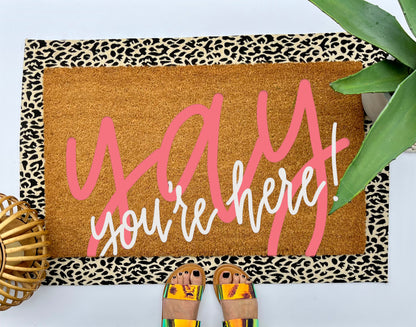 Yay you're here! Coir Doormat