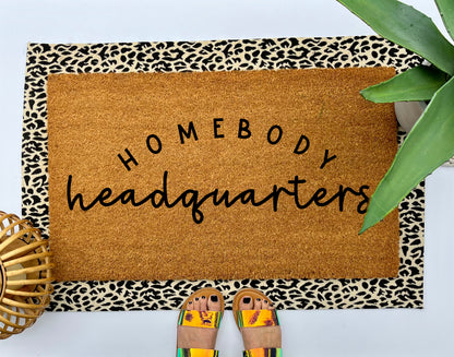 Homebody Headquarters Coir Doormat | Outdoor Coir Doormats