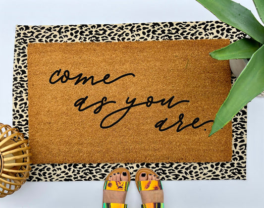 Come As You Are Coir Doormat