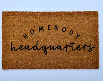 Homebody Headquarters Coir Doormat | Outdoor Coir Doormats