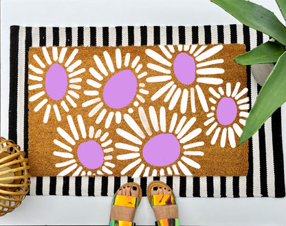 Daisies Coir Doormat