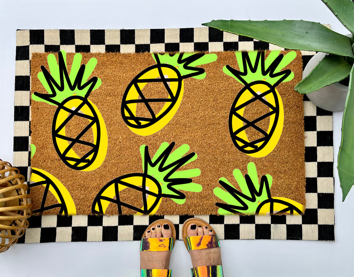 Pineapple Coir Doormat