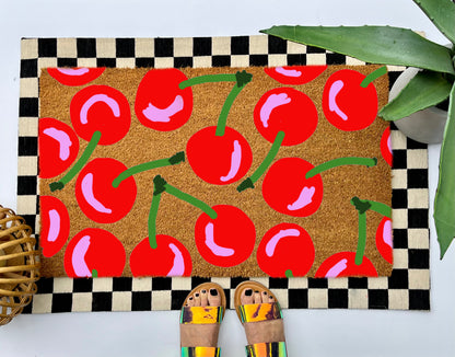 Cherry Coir Doormat