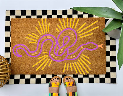 Mystic Snake Coir Doormat
