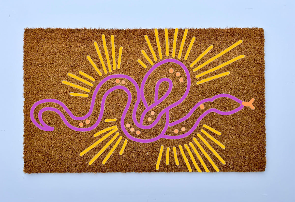 Mystic Snake Coir Doormat