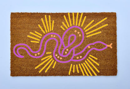 Mystic Snake Coir Doormat