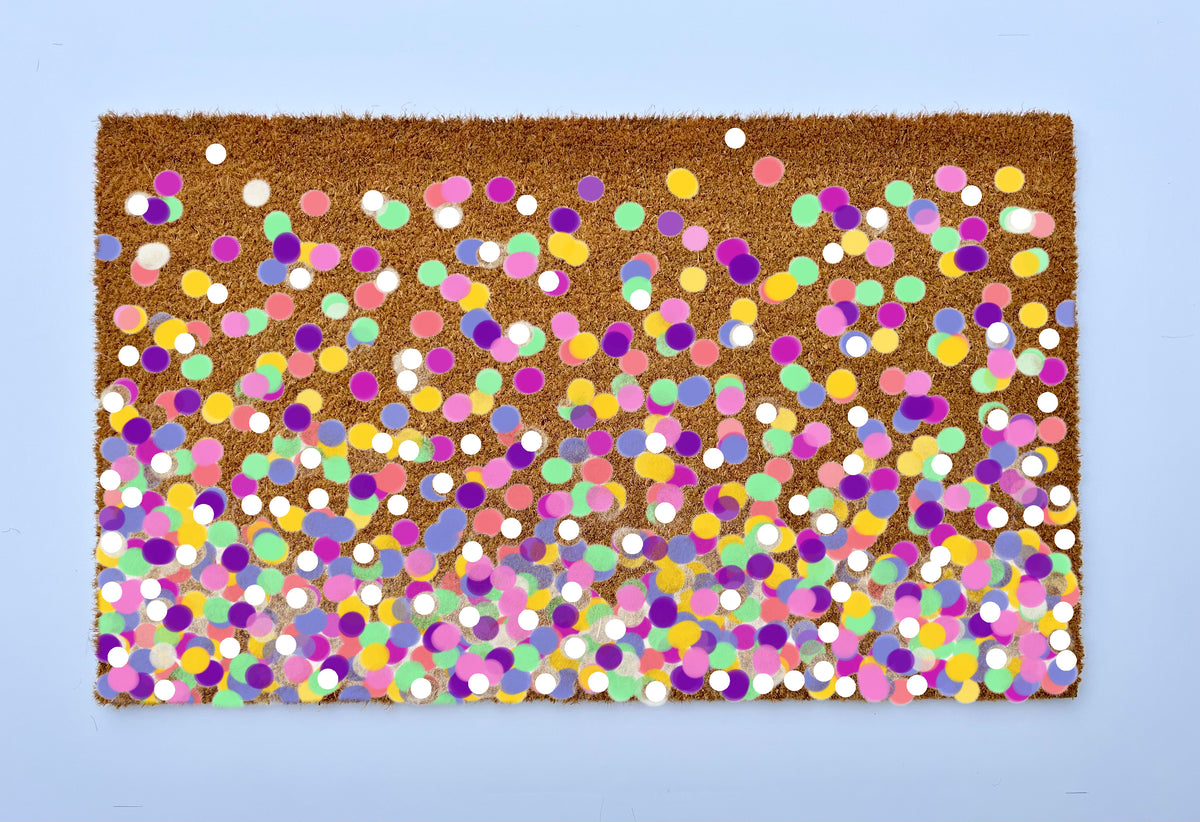 Confetti Coir Doormat