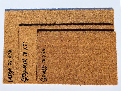 Homebody Headquarters Coir Doormat